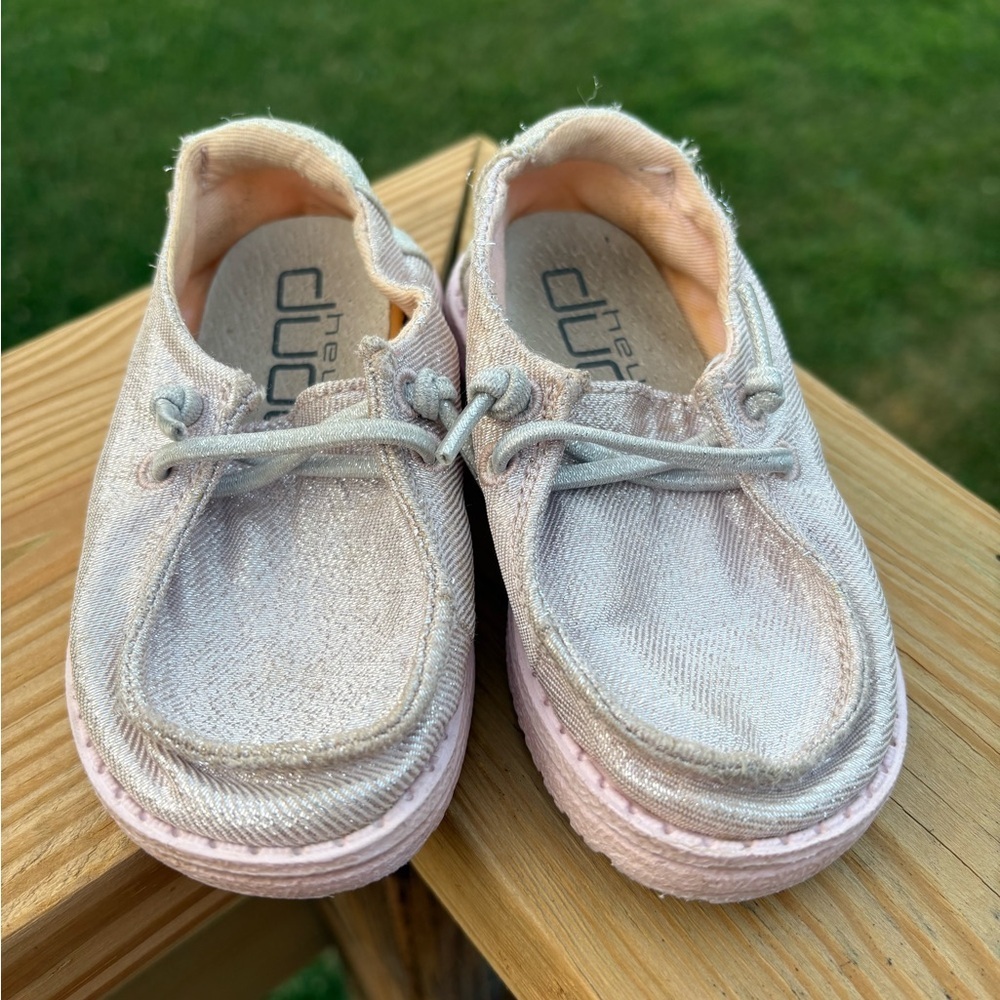 Hey Dude Pink Moccasin Shoes Lightweight Casual